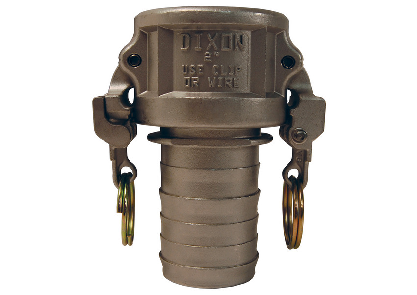 EZ Boss-Lock Cam & Groove Notched Type C Coupler x Hose Shank